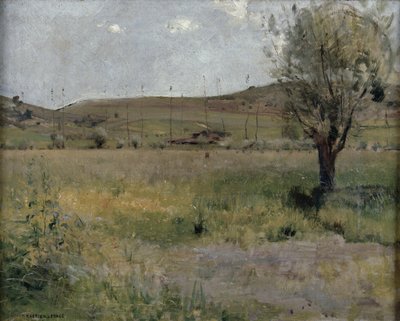 Paisaje de verano de Jules Bastien Lepage